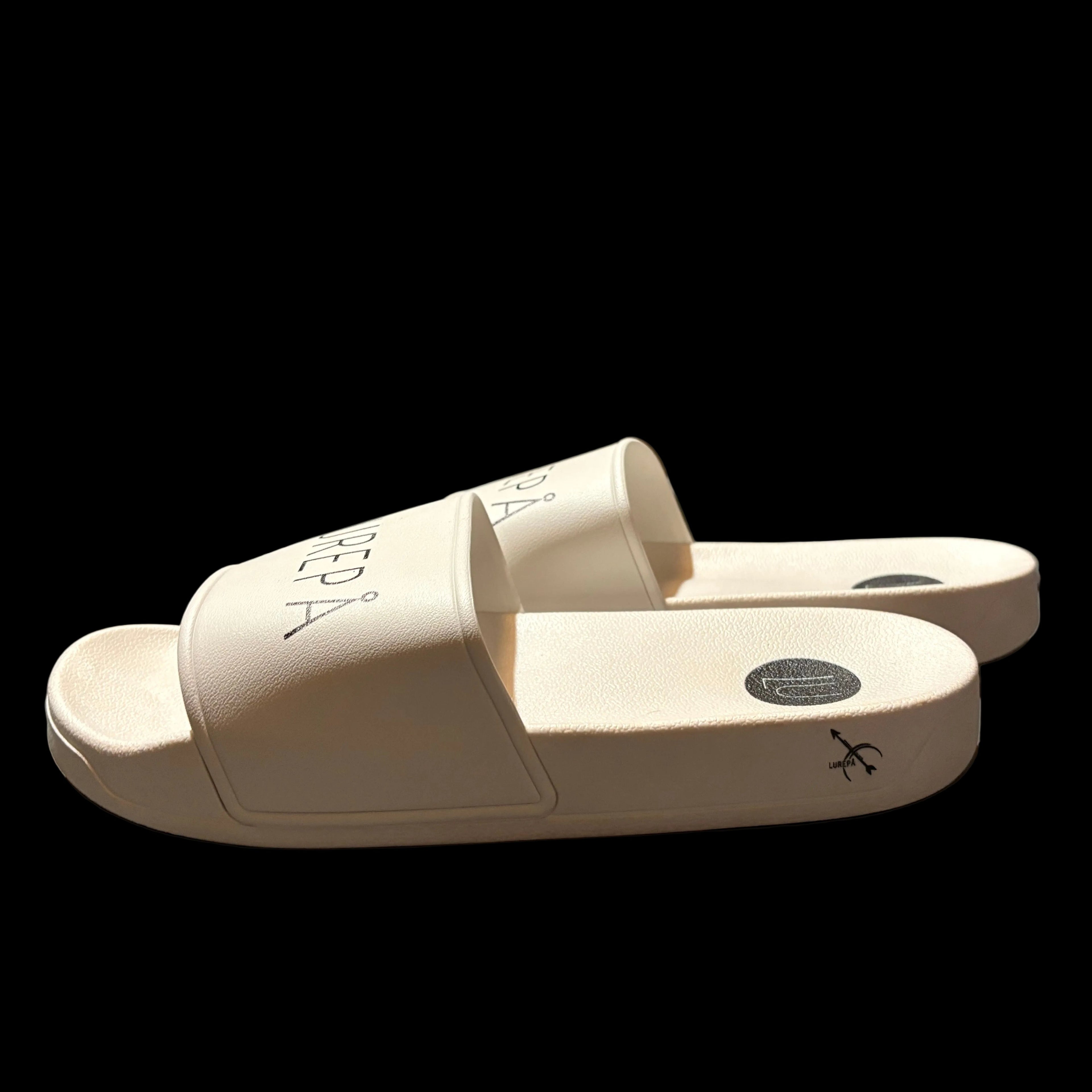 White slides side view