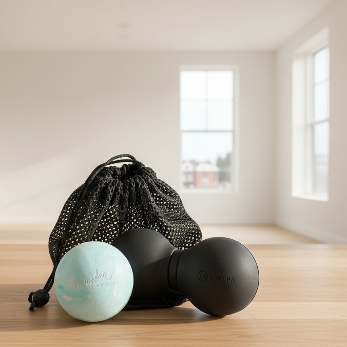 Ensemble de boule de massage en caoutchouc naturel