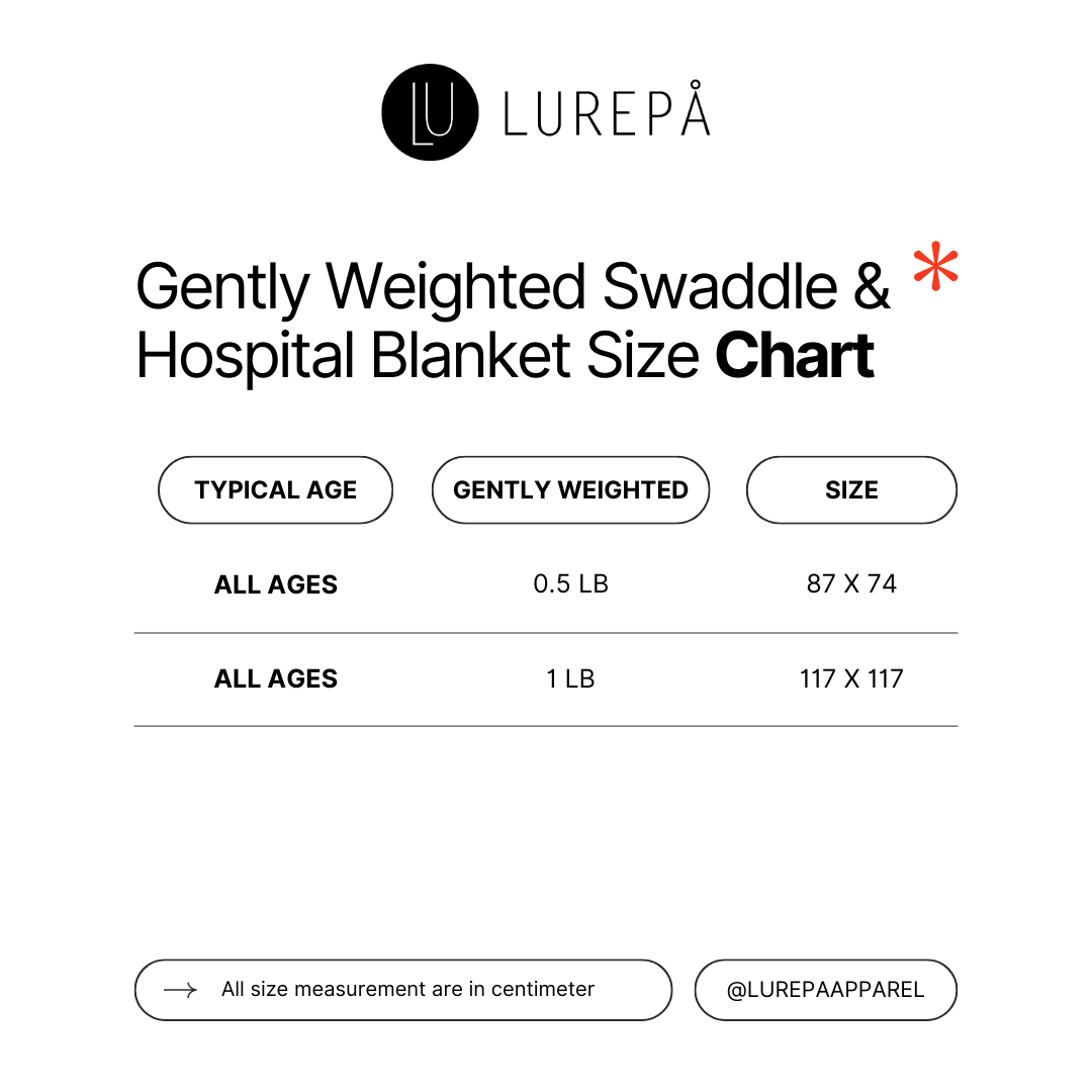 Gently Weighted Swaddle & Hospital Blanket