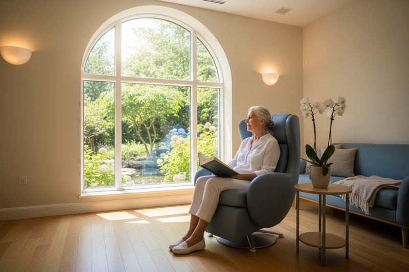 adult setting, senior, chemo treatment